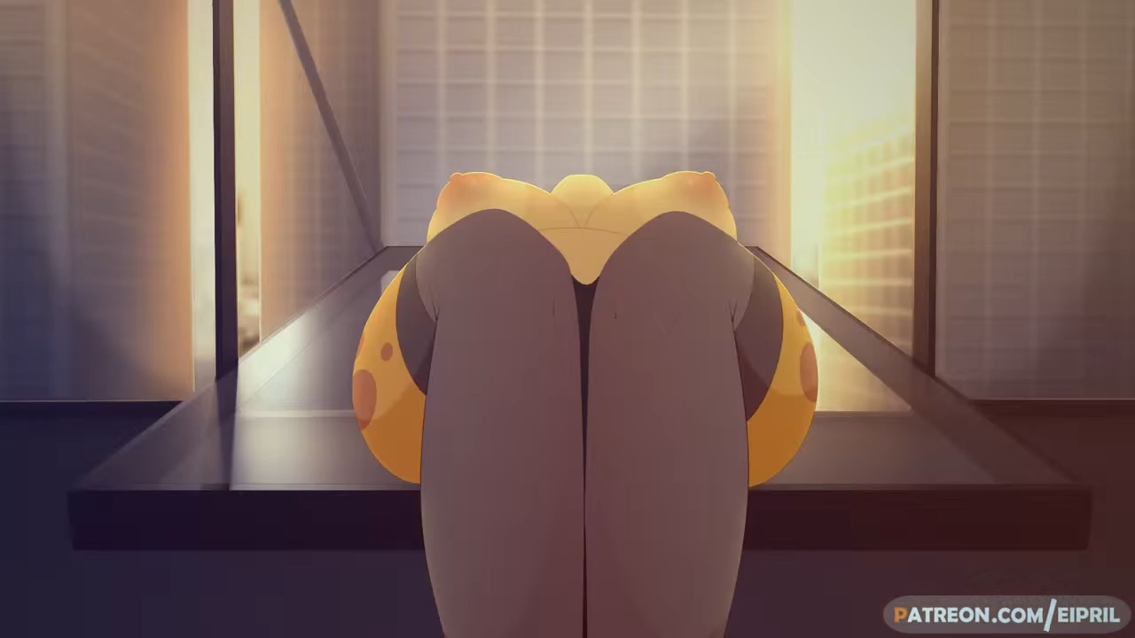 фурри девушка в офисе